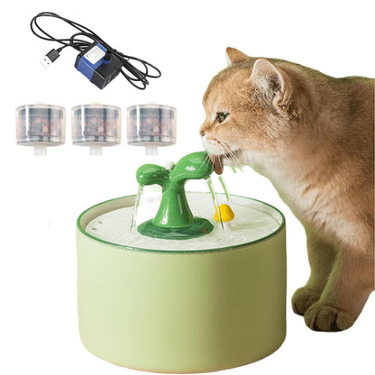 1L Ceramic Cat Water Fountain