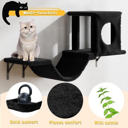 7-in-1 Wall Mounted Cat Furniture Set