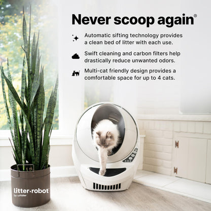 Litter-Robot 3 Connect by Whisker, Automatic Self-Cleaning Cat Litter Box