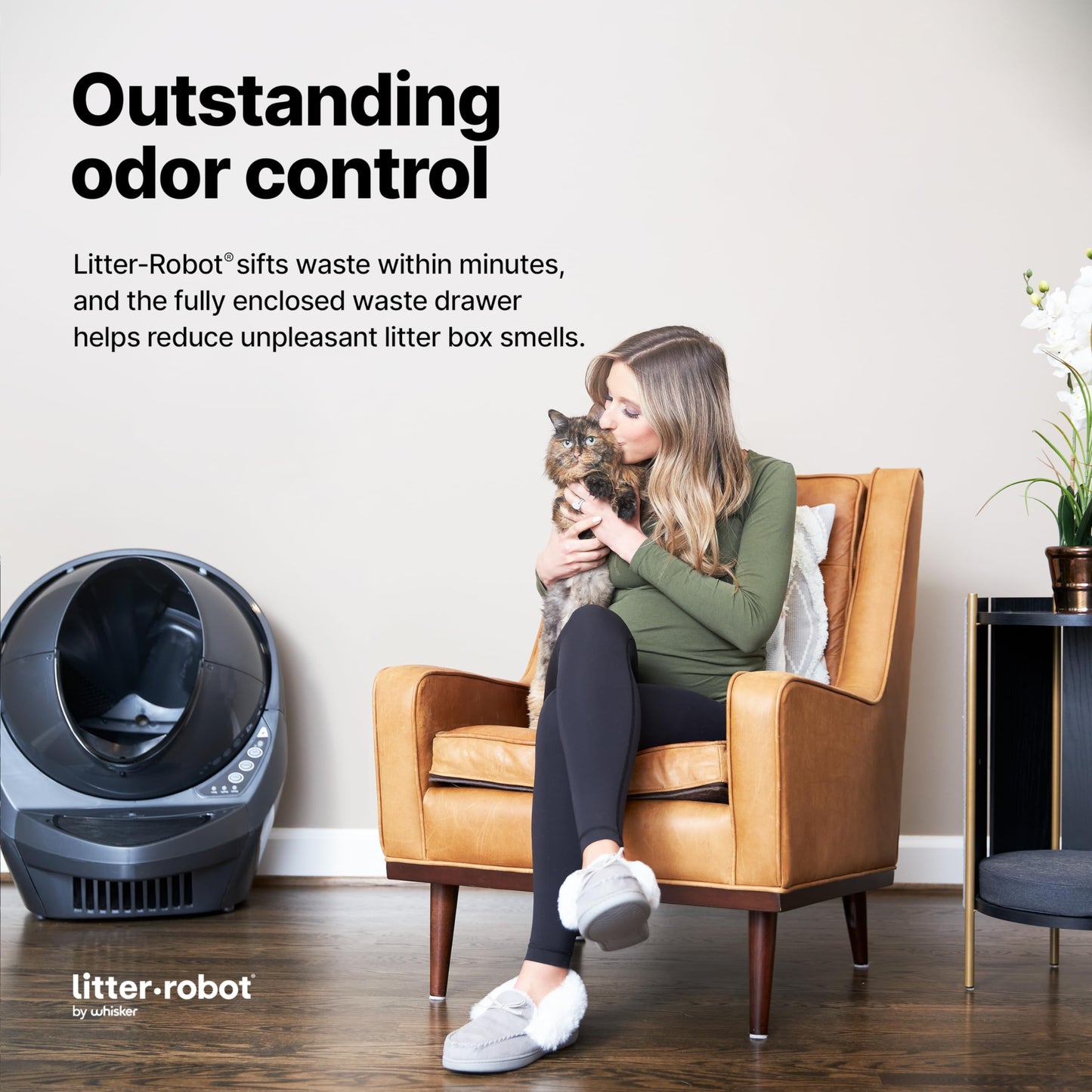 Litter-Robot 3 Connect by Whisker, Automatic Self-Cleaning Cat Litter Box