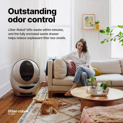 Litter-Robot 3 Connect by Whisker, Automatic Self-Cleaning Cat Litter Box